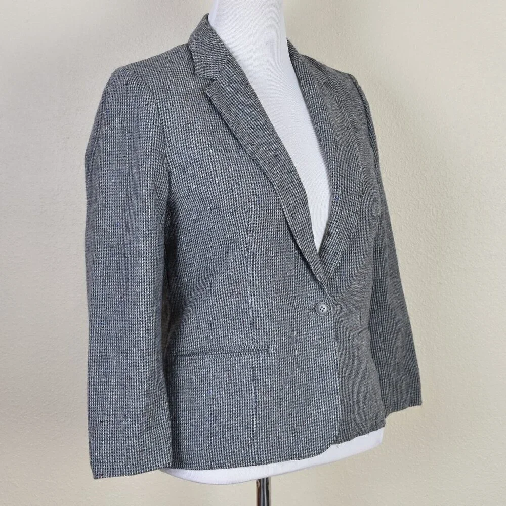 Vintage Pendleton Wool Plaid Blazer 12 - Picture 6 of 9